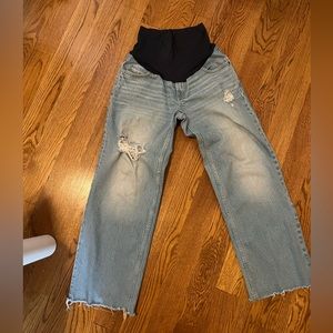 2 pairs Maternity Jeans AF & Old Navy